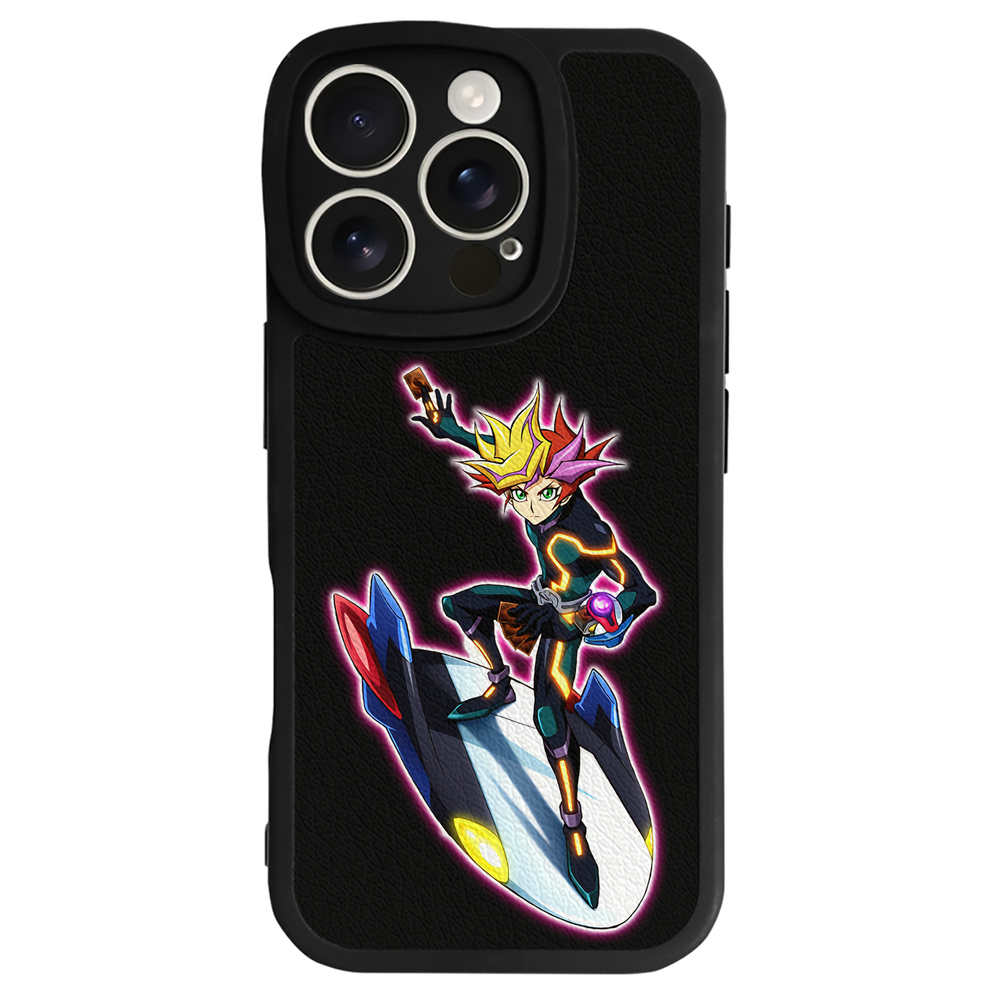 遊☆戯☆王 Yu-Gi-Oh! 【iPhone 16シリーズ対応】シリコンスマホケース（レザー調） 材質：シリコン